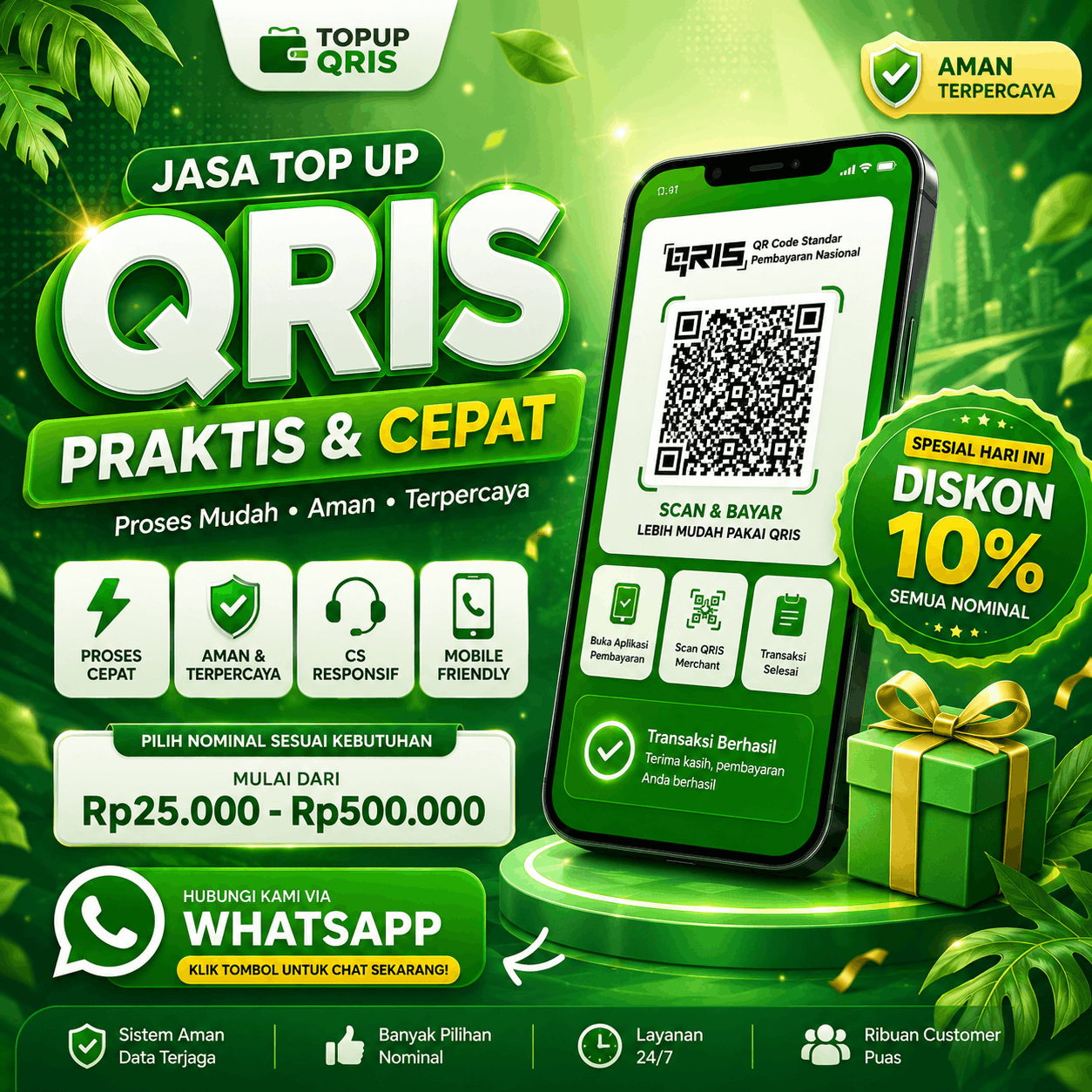 Layanan pembayaran digital Slot Online Qris